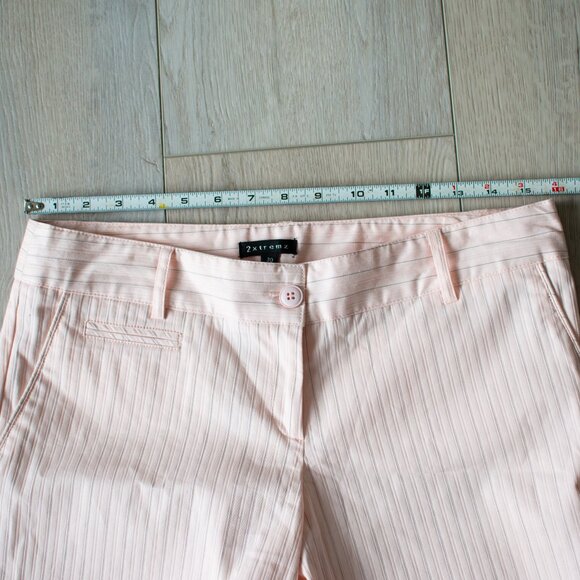 Pinstripe Shorts Pink - Picture 3 of 13
